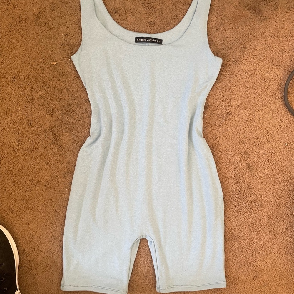Naked Wardrobe Light Blue Jumpsuit